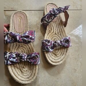 Nanette Lepore Espadrille flats, Mulit-Color, Size 8